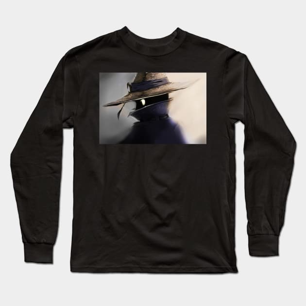 Cute Black Mage Long Sleeve T-Shirt by SkyfrNight